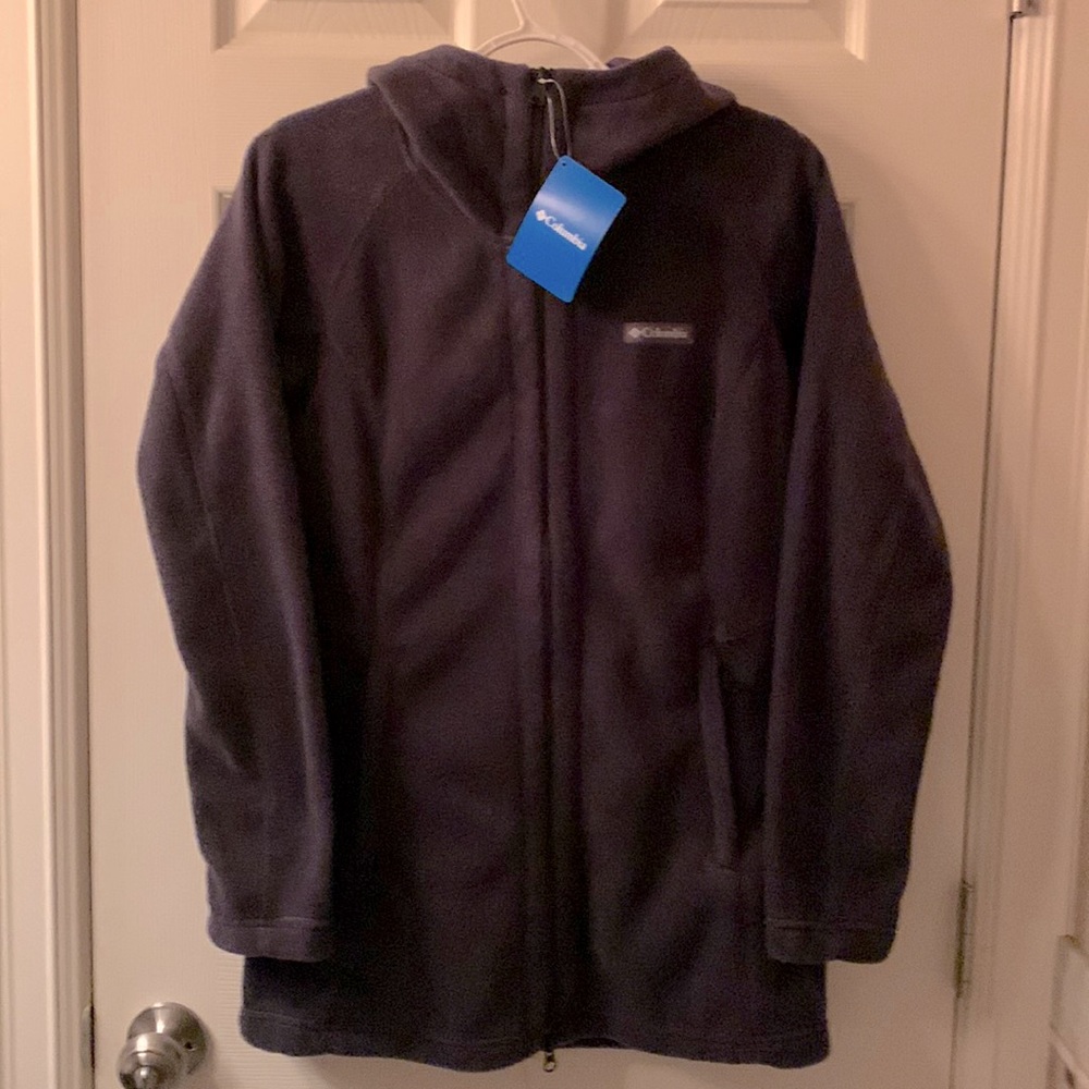 Ladies Columbia Dark Grey Long Hoodie